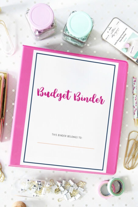 Free Printable Budget Binder Cover