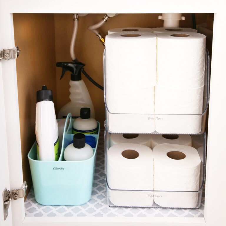 Bathroom Vanity Cabinet Organization