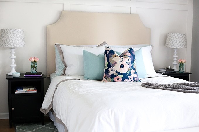 This is an incredible transformation of an entire home from ugly and outdated to light, bright, and beautiful! Pop over to the post to see the whole before and after home tour!
