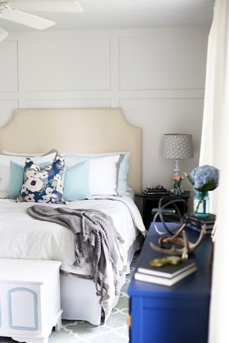 This is an incredible transformation of an entire home from ugly and outdated to light, bright, and beautiful! Pop over to the post to see the whole before and after home tour!