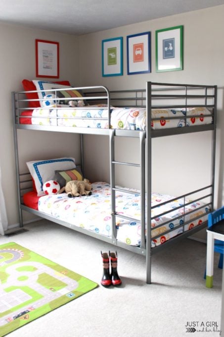 Bunk Beds in a Shared Kids' Room