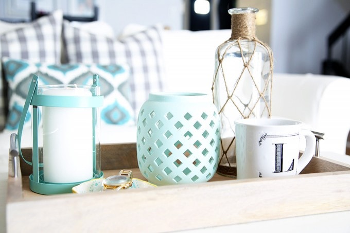 This is an incredible transformation of an entire home from ugly and outdated to light, bright, and beautiful! Pop over to the post to see the whole before and after home tour!