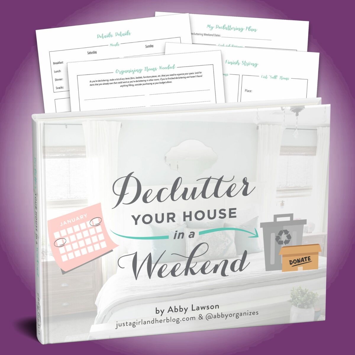 Declutter Your House in a Weekend | abbyorganizes.com