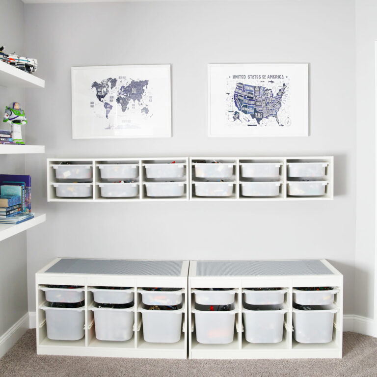 DIY IKEA Lego Table with Storage