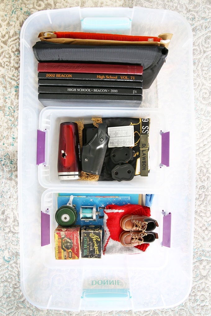 Organized Sentimental Items