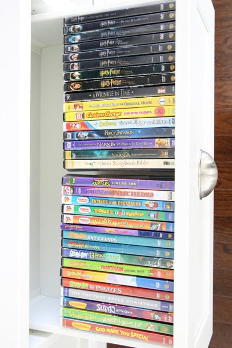 Organized DVDs