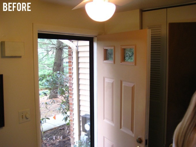 This is an incredible transformation of an entire home from ugly and outdated to light, bright, and beautiful! Pop over to the post to see the whole before and after home tour!