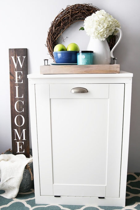 DIY Trash Cabinet