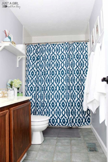 This is an incredible transformation of an entire home from ugly and outdated to light, bright, and beautiful! Pop over to the post to see the whole before and after home tour!