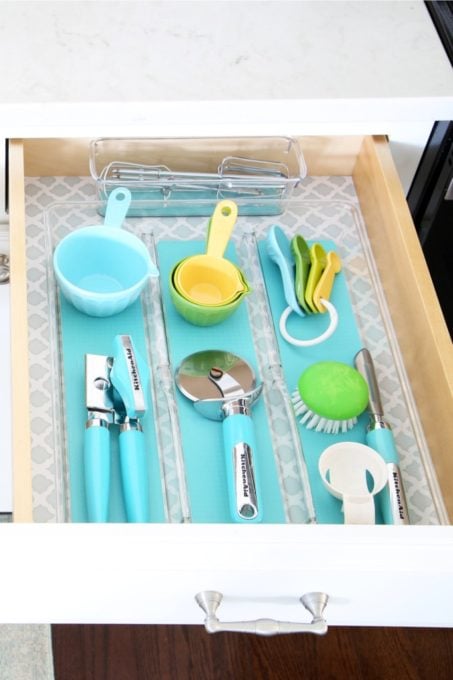 Kitchen Gadgets Organized in a Drawer