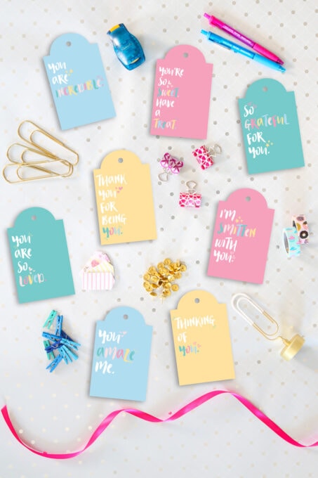 Encouragement Gift Tag Printables