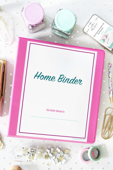 Free Printable Home Binder