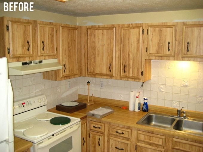 This is an incredible transformation of an entire home from ugly and outdated to light, bright, and beautiful! Pop over to the post to see the whole before and after home tour!