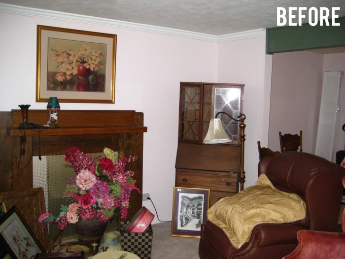 This is an incredible transformation of an entire home from ugly and outdated to light, bright, and beautiful! Pop over to the post to see the whole before and after home tour!