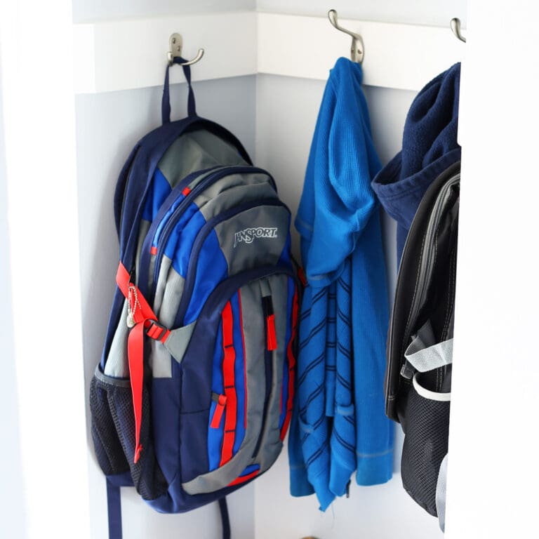 Backpacks and Coats in a Small Coat Closet