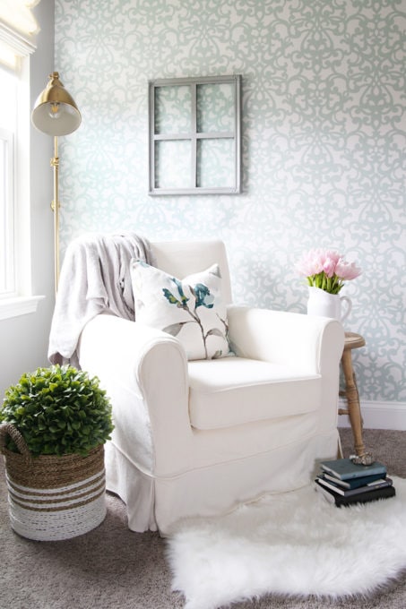 Reading Corner in Organized Home Office