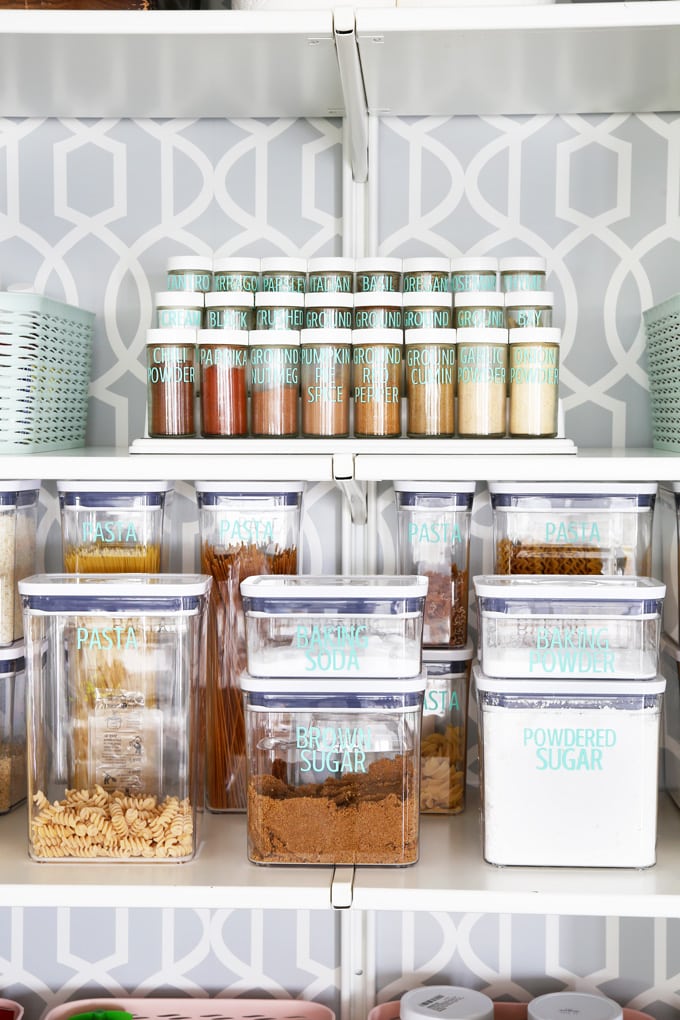 Spices and Decanted Items in OXO POP Containers
