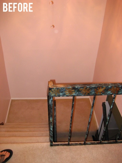 This is an incredible transformation of an entire home from ugly and outdated to light, bright, and beautiful! Pop over to the post to see the whole before and after home tour!