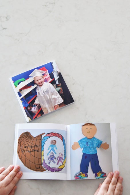 Kids' Paperwork Organized in Photo Books