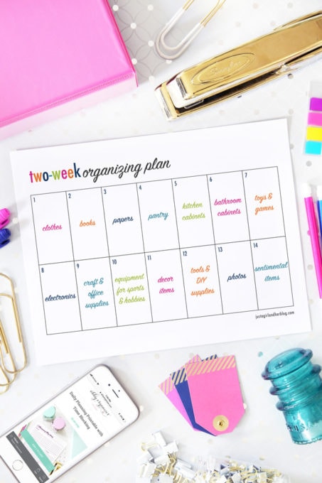 Two-Week Plan for Getting Organized