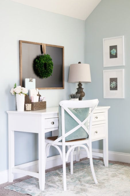 Organized Desk in Home Office
