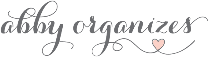 abby organizes | justagirlandherblog.com