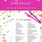 Free Printable Spring Cleaning Checklist
